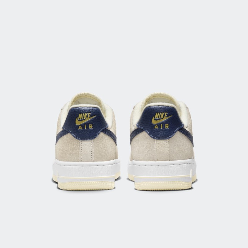 Air force 1 sales navy blue gold
